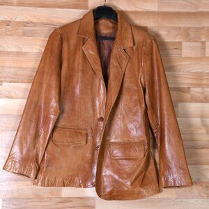 Vintage Infinity Waxed leather jacket in near perfect condition-Size XL